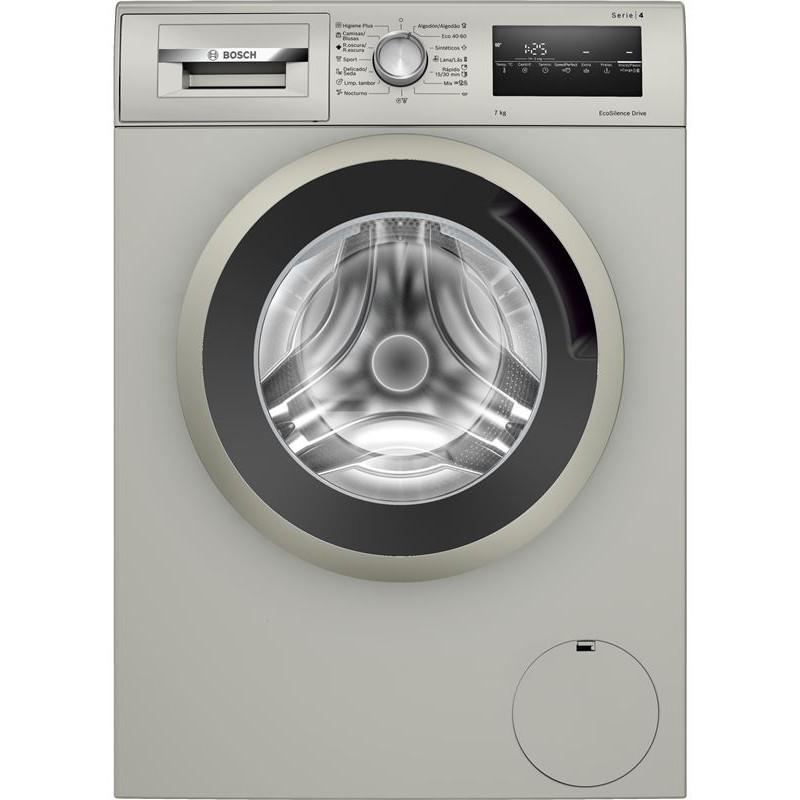 LAVADORA 7KG 1200RPM WAN2427YES INOX BOSCH